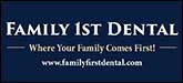 Family 1st Dental Sponsorship Banner