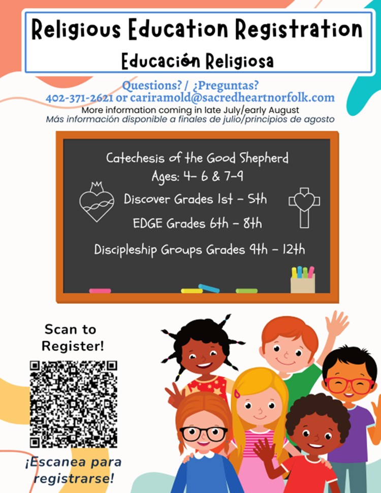 Sacred Heart Religious Education Registration