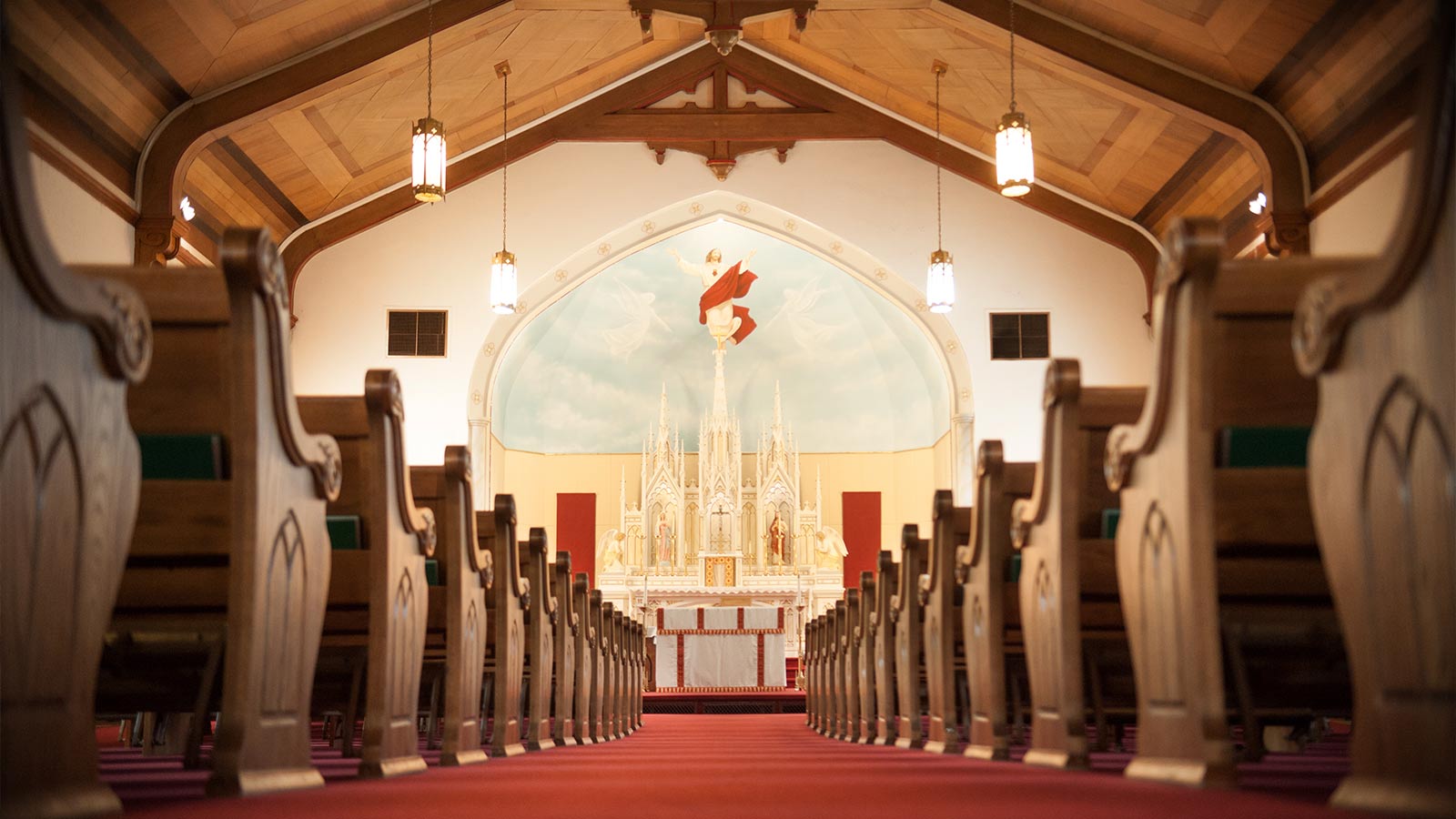 Church Center Aisle